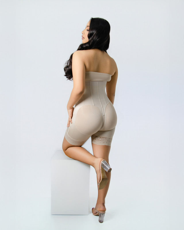 FREYA Strapless Mid-Leg Bodysuit